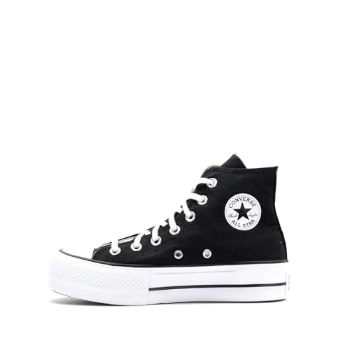 Offerta a tempo: Converse Chuck Taylor Lift High Sneaker Bianca da Donna 560846C — 30% da 89,90 € a 63,00 €