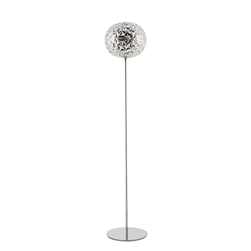 Kartell Planet staande lamp, H. 160 cm, dimbaar, transparant (kristal)