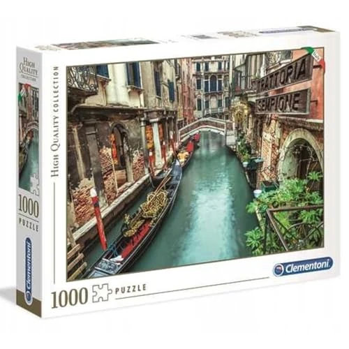Offre limitée : Clementoni - 39458 - Puzzle - 1000 Pièces - Canal de Venise - Jeu de Création et Logique pour Enfants - à Partir de 14 Ans et plus - Collection de 14.37 EUR à 14.37 EUR (remise 0%)
