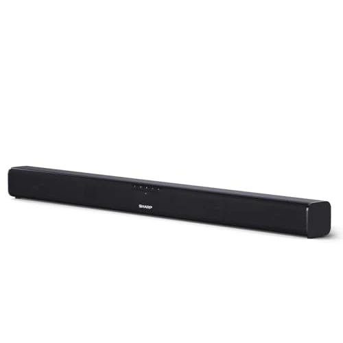 Offerta a tempo: Sharp HT-SB110 Soundbar 80 cm, 90 W, 2.0, Bluetooth, HDMI ACR-CEC, audio ottico, ingresso AUX, telecomando, nero lucido - 44% da 86.00 € a 47.87 €