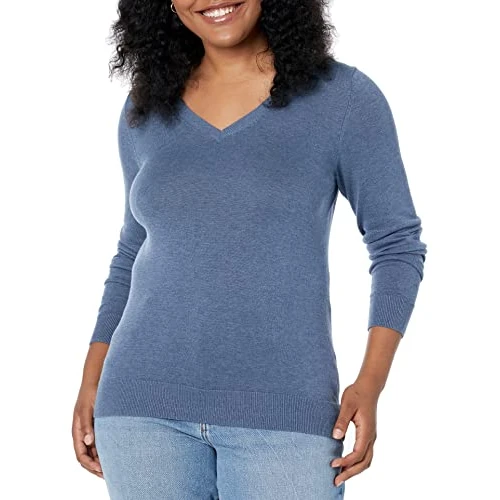 Offerta a tempo: Amazon Essentials Maglione Leggero a Maniche Lunghe con Scollo a V — 15% da 24,70 € a 20,90 €