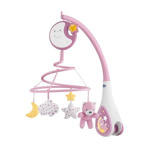 Offre limitee: Chicco Next2Dreams Mobile pour Lit Bébé avec Lumières et Musique 3 en 1 - Compatible avec le Berceau Next2Me, avec Effets Sonores, Projecteur de Lumière Nocturne Douce et Musique - 0 Mois et +, Rose de 36.90 EUR a 36.90 EUR (economie 0%)