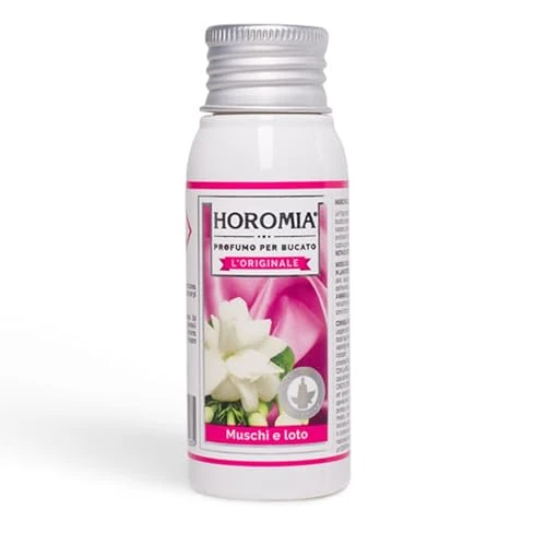 HOROMIA Wasparfum, muskus en lotus, 50 ml, wasgeur voor wasmachine en droger
