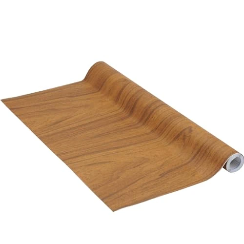 Offerta a tempo: Venilia Pellicola adesiva, Noce francese aspetto legno marrone, 67,5cm x 3m, Spessore 95μ, Pellicola autoadesiva per mobili o cucina, carta da parati, PVC senza ftalati, Prodotto in UE - 0.00% da 13.49 € a 13.49 €