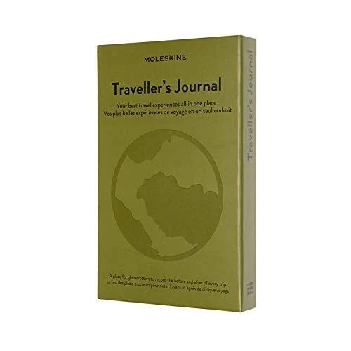 Offerta a tempo: Moleskine Traveller's Journal, Taccuino a Tema per Organizzare e Ricordare i Tuoi Viaggi, Copertina Rigida, Formato Large 13 x 21 cm, 400 Pagine - 18% da 35.50 € a 29.14 €