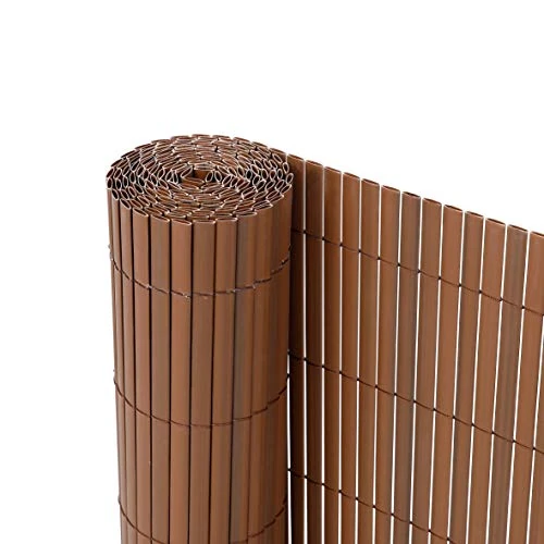 Offerta a tempo: Ribelli Canniccio PVC Recinzione recinto Balcone frangivento, colorazione:Marrone, Distanza:4 Metri, rialzamento:160 cm - 0.00% da 56.00 € a 56.00 €
