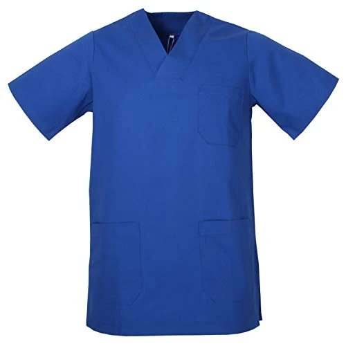 Offerta a tempo: MISEMIYA Casacca Sanitaria Scollo a V Tunica Scrub Top 817, Blue Royal — 10% da 17,99 € a 16,20 €