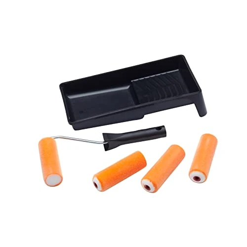 Offerta a tempo: ProDec Advance Kit di 6 rulli di vernice flock da 4 pollici, telaio e vassoio per una finitura ultra liscia con vernici lucide e satinate su battiscopa, davanzali, ante, armadi e metallo, 4". - 40% da 16.82 € a 10.02 €
