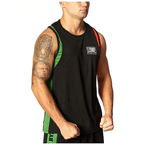 LEONE 1947, Boxing Vest, Unisex Adult, Black, XXL, AB721