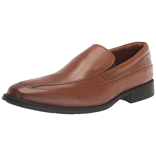 Oferta limitada: Clarks 261300988 Hombre Mocasín, Dark Tan Lea, 44 EU Wide de 89.95 € a 81.59 € (ahorro 9%)