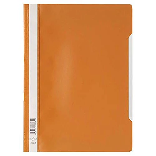 Limited-time offer: Durable 252309 Clear View Folder-Report File A4 PP, Orange - Pack of 25 from 9.29 £ to 7.88 £ (save 15%)