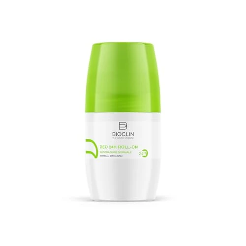 Offerta a tempo: BIOCLIN Deo 24H Roll-On – 50 ml – Deodorante Quotidiano per Sudorazione Normale – Freschezza e Protezione Anti-Odore per Tutta la Giornata – Con Xilitolo e Vitamina E - 40% da 14.90 € a 8.99 €