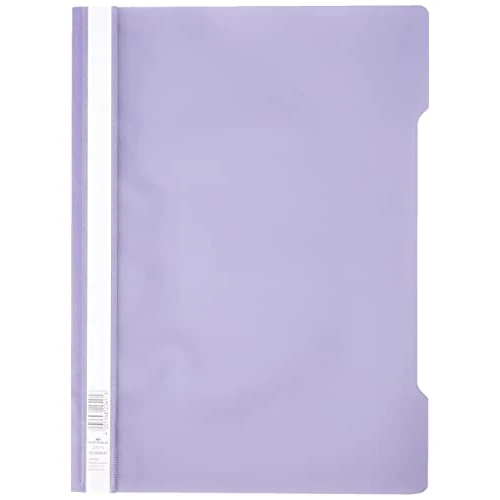 Limited-time offer: Durable 252312 Clear View Folder-Report File A4 PP, Purple - Pack of 25 from 7.49 £ to 7.49 £ (save 0.00%)