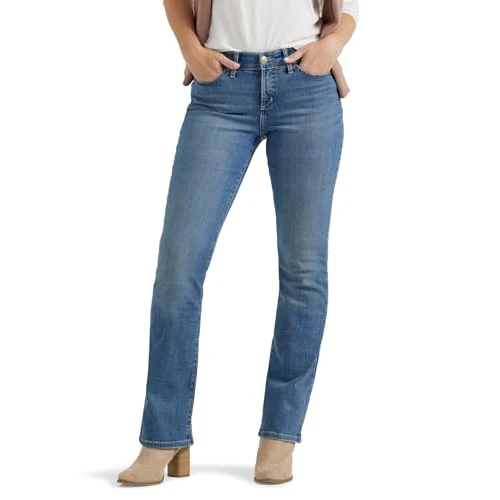 Limited-time offer: Lee Women's Ultra Lux Comfort with Flex Motion Bootcut Jean, Majestic, 14 Long from 43.42 £ to 37.22 £ (save 14%)