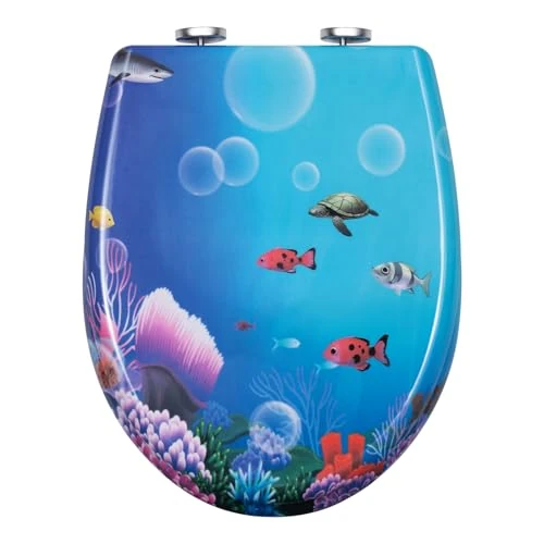 Oferta limitada: WOLTU Tapa WC con Cierre Lento y Liberación Rapida, de Forma O, Termoplástico, Montaje Superior o Inferior, con Bisagras Ajustables entre 10-18.5 cm, 2512 de 45.99 € a 45.99 € (ahorro 0.00%)