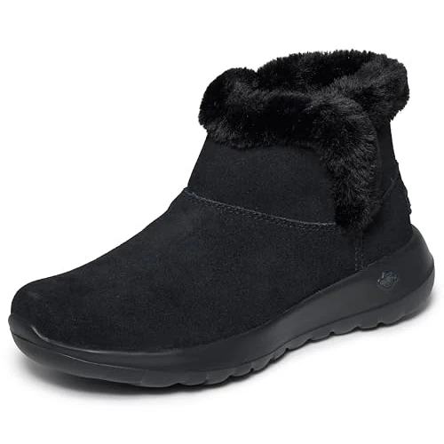 Skechers ON-THE-GO JOY - BUNDLE UP, Women's Ankle Boots, Black (Black Suede Bbk), 7 UK (40 EU)