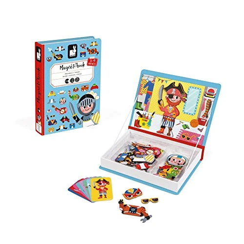 Offerta a tempo: Janod - Magnéti' Book “Ragazzino”, Gioco Educativo Magnetico 50 Pezzi - Apprendimento Motricità Fine e Immaginazione - Da 3 Anni in Su, J02719 - 0.00% da 19.99 € a 19.99 €