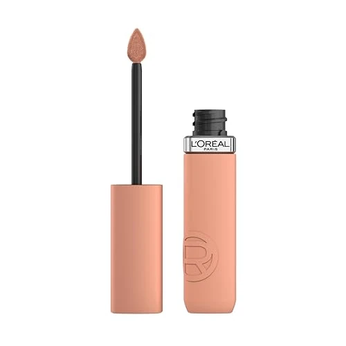 L'Oréal Paris Liquid Lipstick, Intense Colour, Longwear Matte Formula with Hyaluronic Acid, Transfer- and Smudge-Resistant, Infallible Matte Resistance, Shade: 100 Fairytale Ending