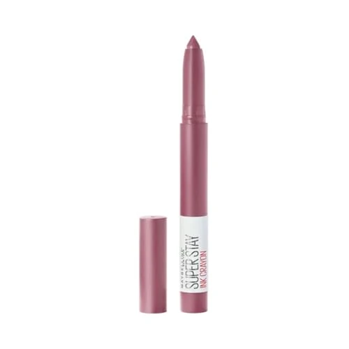 Offerta a tempo: Maybelline Rossetto Matita SuperStay Ink Crayon, Colore Matte a Lunga Tenuta, Stay Exceptional (25), - 22% da 11.50 € a 9.02 €