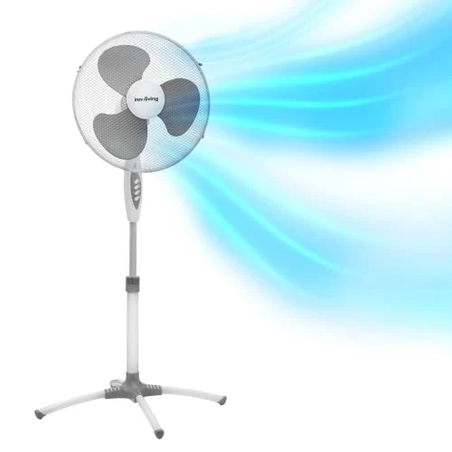 Innoliving Ventilador de suelo con pedestal de pie 40 cm INN-503
