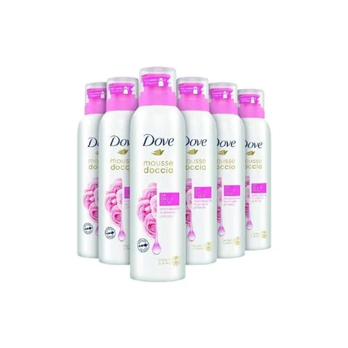 Where Shower Mousse With Rose Oil, 200 ml – 6 Pack