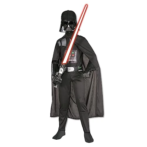 Offre limitée : RUBIE'S STAR WARS Officiel - Costume Dark Vador - Taille 11-13 Ans - Déguisement Officiel Star Wars avec Combinaison, Cape, Masque et Ceinture - Pour Hallowwen, Carnaval, Cadeau Noël Halloween de 28.75 EUR à 28.75 EUR (remise 0%)