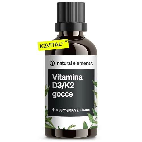 Witamina D3 + K2 krople 50 ml - premium: >99,7% all-trans (K2VITAL® firmy Kappa) + wysoce biodostępna witamina D3 - przebadana w laboratorium, wysokodozowana, w płynie