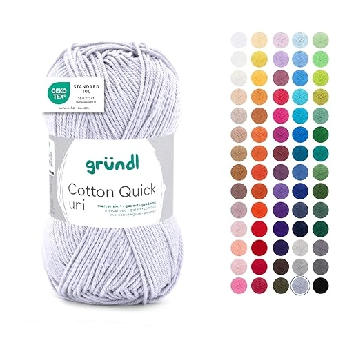 Offerta a tempo: Gründl Cotton Quick Uni 1 x 50 g, Grigio Chiaro - 44% da 9.52 € a 5.29 €