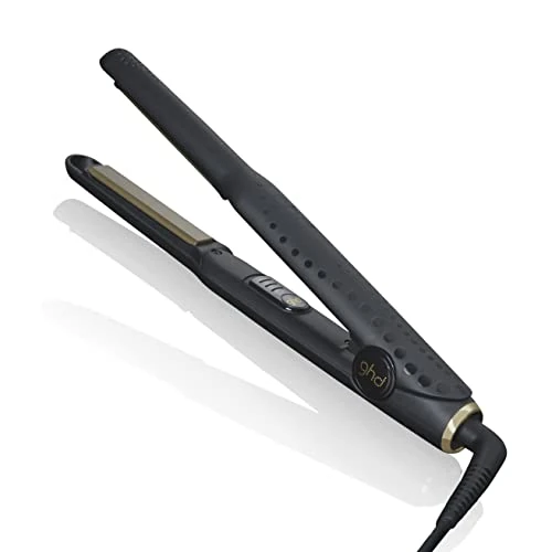Offre limitée : ghd - Lisseur cheveux ghd mini - Fer à lisser professionnel (Noir) - Plaques 40% plus fines - Cheveux 50% plus brillants, sans chaleur extrême, design premium - Idéal pour les cheveux courts/franges de 209.00 EUR à 120.00 EUR (remise 43%)