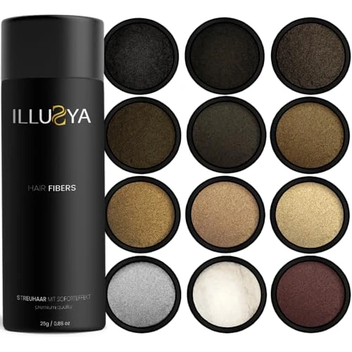 Limited-time offer: ILLUSYA - Hair Fibers - Premium quality - for thikening hair (DARK BROWN) from 21.82 £ to 21.82 £ (save 0.00%)