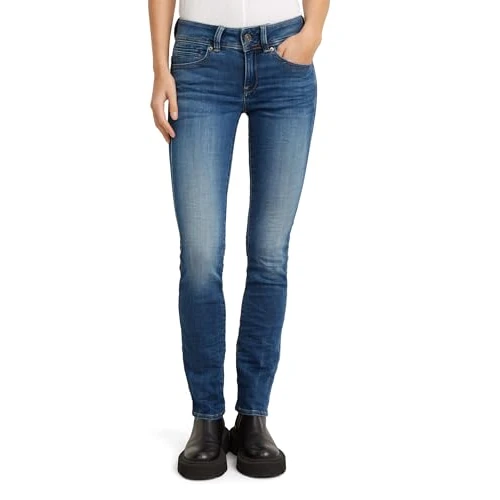 Oferta limitada: G-Star Para Mujer Jeans Midge Straight, Multicolor (medium indigo aged D07145-8968-6028), 26W / 32L de 119.95 € a 35.08 € (ahorro 71%)