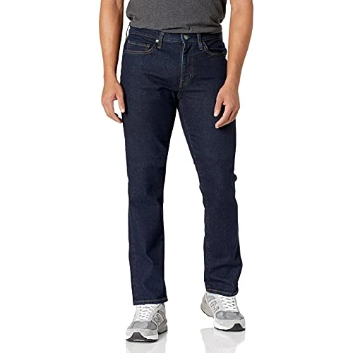 Amazon Essentials Jeans Slim Fit - colori fuori produzione Uomo, Slavato, 32W / 30L