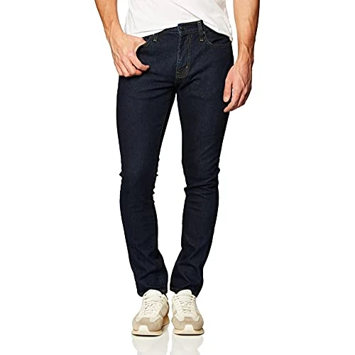 Offre limitée : Amazon Essentials Jean Stretch Coupe Skinny - couleurs abandonnées Homme, Rincé, 29W / 34L de 26.30 € à 26.30 € (0.00% de remise)