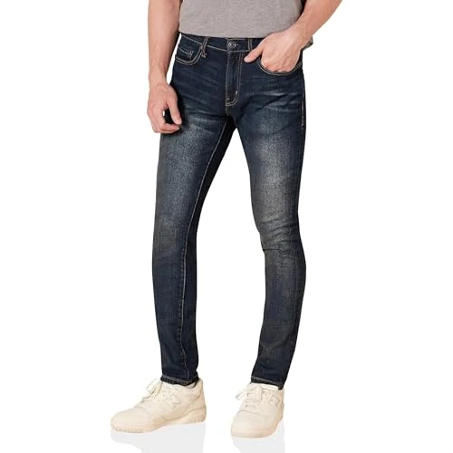 Limited offer: Amazon Essentials Mens Skinny-Fit Stretch Jean - Discontinued Colors from 17.57 EUR to 17.57 EUR (save 0%)