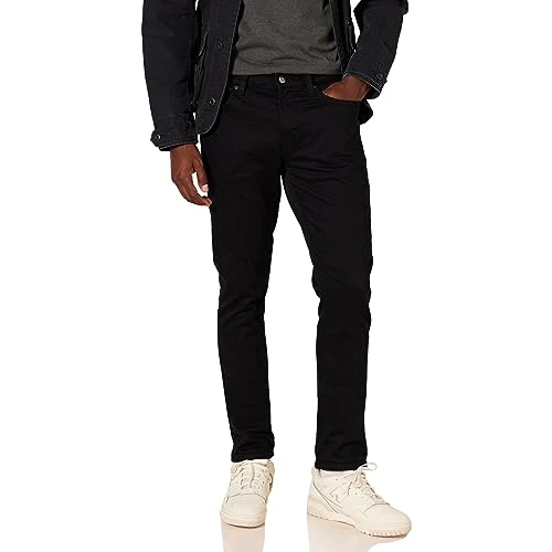 Offerta a tempo: Amazon Essentials Jeans Elasticizzati Skinny - colori fuori produzione Uomo, Nero, 40W / 30L - 14% da 26.10 € a 22.40 €