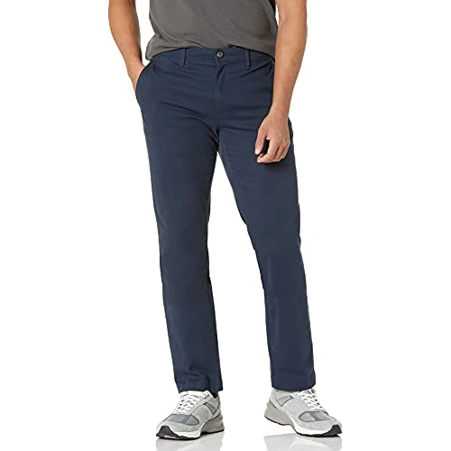 Zeitlich begrenztes Angebot: Amazon Essentials Men's Slim-Fit Casual Stretch Khaki, Navy, 35W x 28L von 21.70 € auf 21.70 € (0.00% Rabatt)