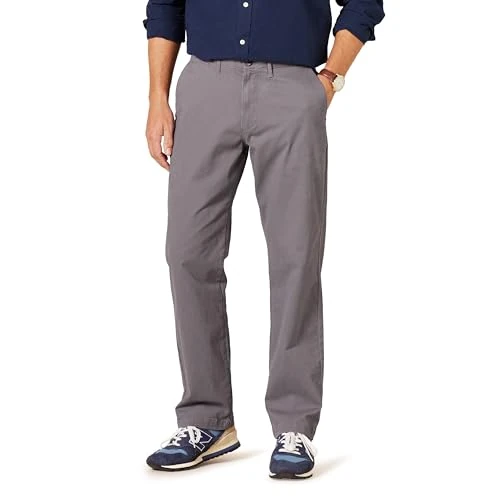 Offre limitée : Amazon Essentials Pantalon Chino Décontracté et Extensible, Coupe Classique Homme, Charbon, 29W / 28L de 22.02 € à 22.02 € (0.00% de remise)