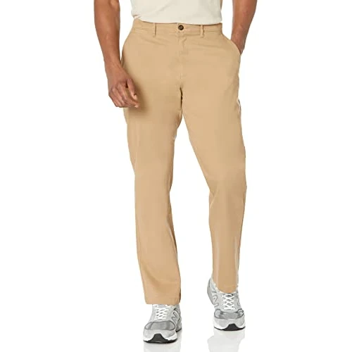 Limited-time offer: Amazon Essentials Men's Relaxed-Fit Casual Stretch Khaki, Dark Khaki, 32W x 32L from $20.50 to $20.50 (save 0.00%)