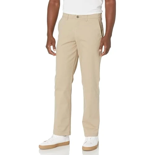 Offre limitée : Amazon Essentials Pantalon chino extensible style décontracté coupe droite Homme, Havane, 35W / 34L de 27.30 € à 27.30 € (0.00% de remise)