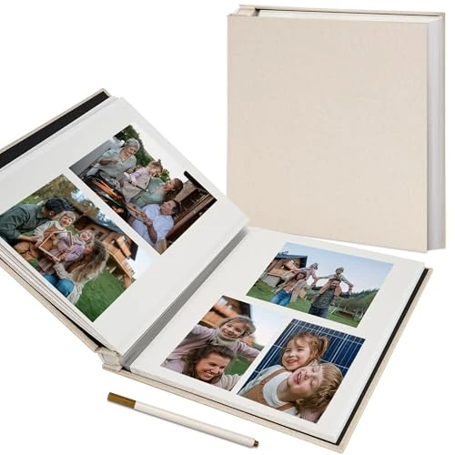 Limited-time offer: Vienrose Self Adhesive Photo Album, 40 Pages, 11 x 10.6 in, Beige from $16.99 to $11.00 (save 35%)
