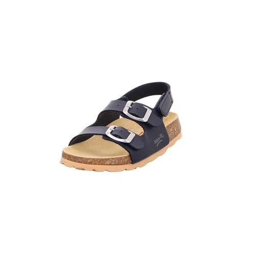 Offre limitée : Superfit Fussbettpantoffel, Sandales Bride cheville garçon, (Ocean 80), 40 EU de 47.00 € à 47.00 € (0.00% de remise)