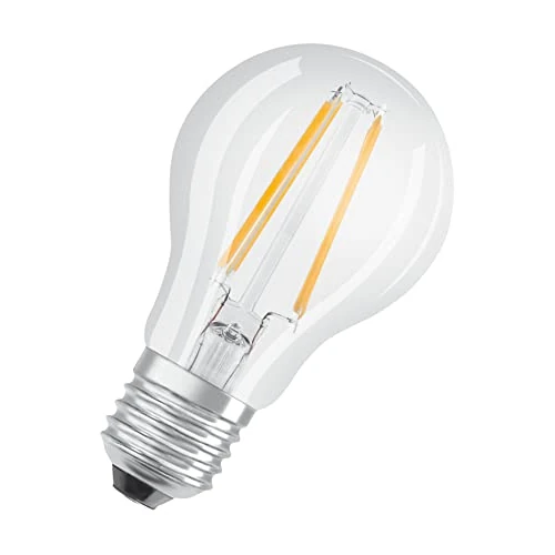 Offerta a tempo: Osram LED Base Classic A Lampada, Attacco: E27, Bianco Caldo, 2700 Kelvin, 7 W, Ricambio per Lampadina da 60 W, Trasparente, Confezione da 5 - 42% da 13.69 € a 7.98 €