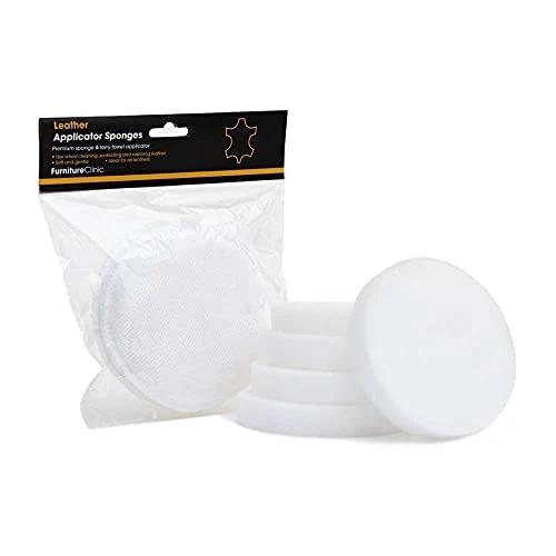 Offre limitée : Lot d’Éponges et Applicateurs Furniture Clinic - 5 Éponges de Nettoyage Rondes & 2 Éponges Microfibres pour Une Utilisation sur Le Cuir, Textile ou Bois de 9.99 € à 9.99 € (0.00% de remise)