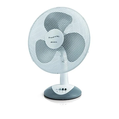 Offre limitée : Ariete 847 Ventilateur de table, 3 vitesses, hélice à 3 pales, fonction oscillation et inclinaison, 40 W, plastique, blanc de 30.00 € à 30.00 € (0.00% de remise)