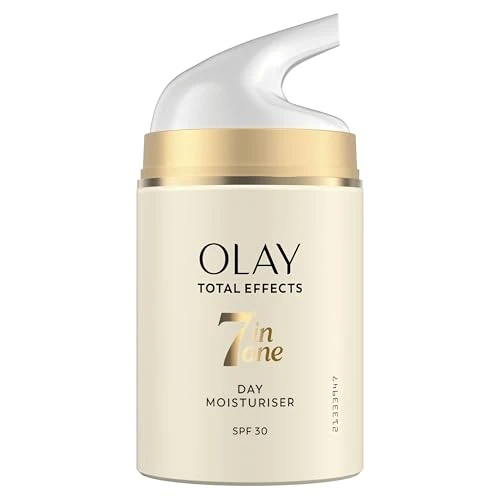 Offerta a tempo: Olay Total Effects 7in1 Crema Giorno Antietà SPF30, Niacinamide e Vitamina C, Senza Profumo, 50ml - 23% da 12.99 € a 9.99 €