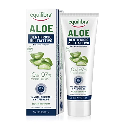 Equilibra Pasta do zębów – żel aloesowy, 75ml