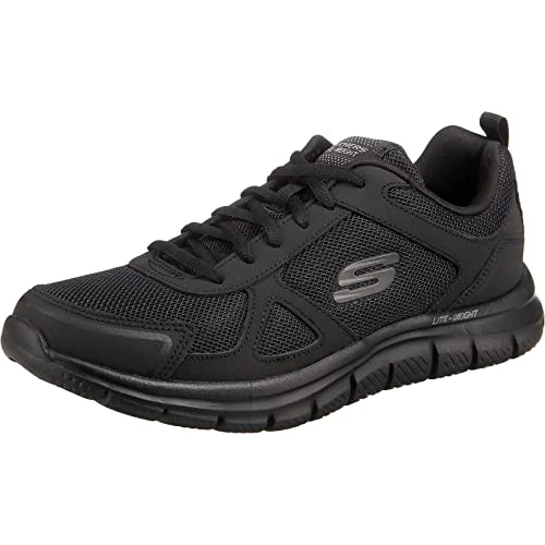 Skechers Męskie trampki Track Scloric Low-Top, Czarny, 47.5 EU
