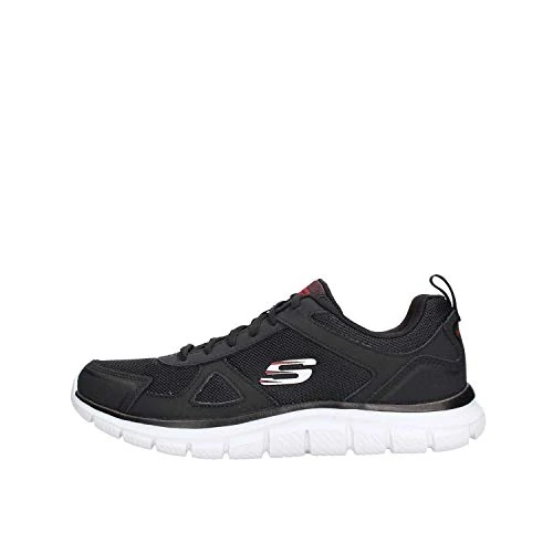 Limited-time offer: Skechers Men's Track Trainer, Black, 9 UK | Training, Memory Foam, Machine Washable, Flexible Rubber Outsole from 48.00 £ to 48.00 £ (save 0.00%)