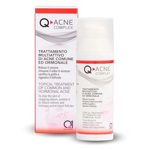 Offerta a tempo: Q1 Q-Acne Complex, Crema Anti Acne con Acido Salicilico, per Viso | Rimuove brufolo e rossore | Trattamento per acne giovanile ed ormonale, 40ml - 0.00% da 21.90 € a 21.90 €