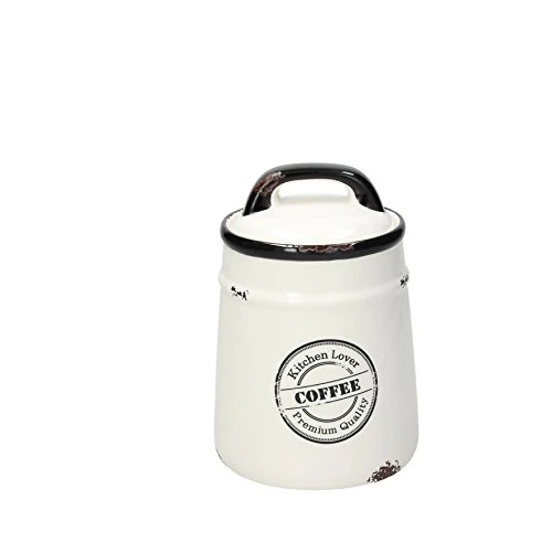 Oferta limitada: Tognana Urban Chic - Tarro de café de 12 cm, gres, Blanco, 12,5 x 12,5 x 17,5 cm de 18.37 EUR a 18.37 EUR (ahorro 0%)
